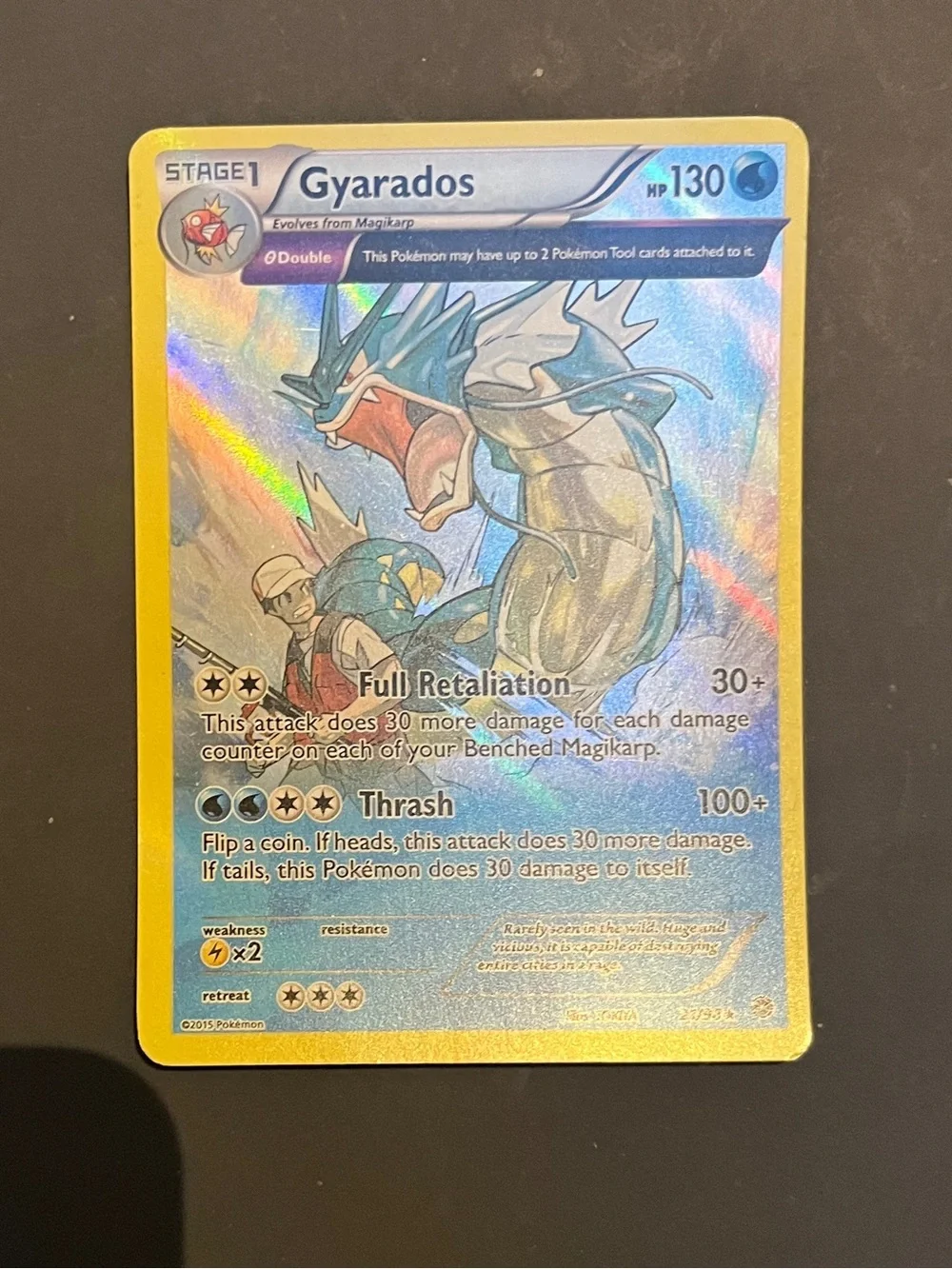 Pokemon TCG Gyarados - Reverse Holo - Ancient Origins Card
